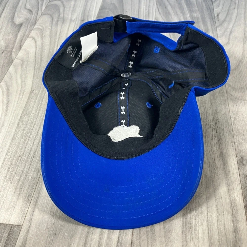 Under Armour PGA West Baseball Cap Hat Boys One Size Blue Adjustable Strapback‎